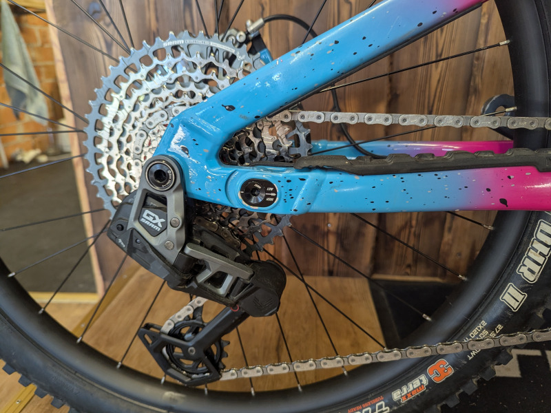 Alpine Trail XR AXS Testrad Detailbild