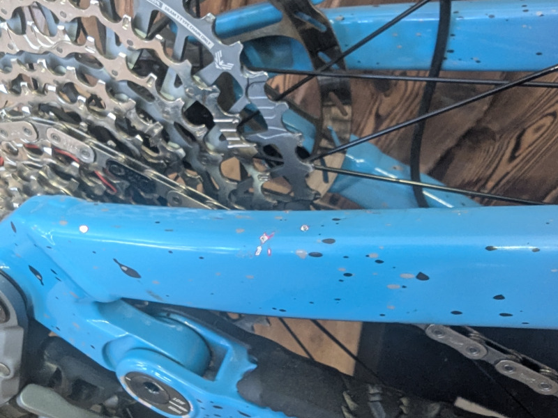 Alpine Trail XR AXS Testrad Detailbild