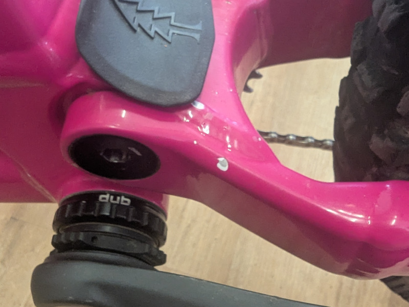 Alpine Trail XR AXS Testrad Detailbild